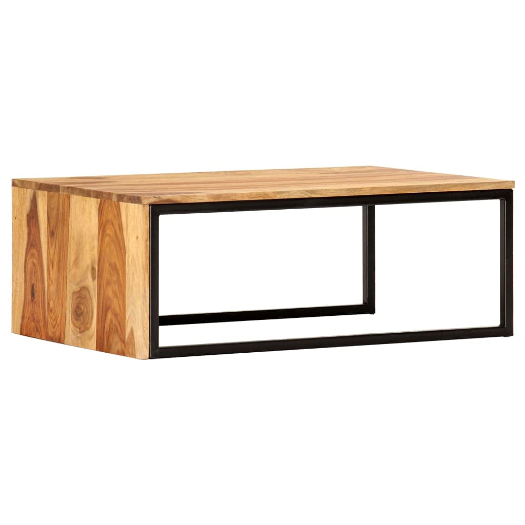 2 pcs Solid Sheesham Wood Nesting Tables X8011