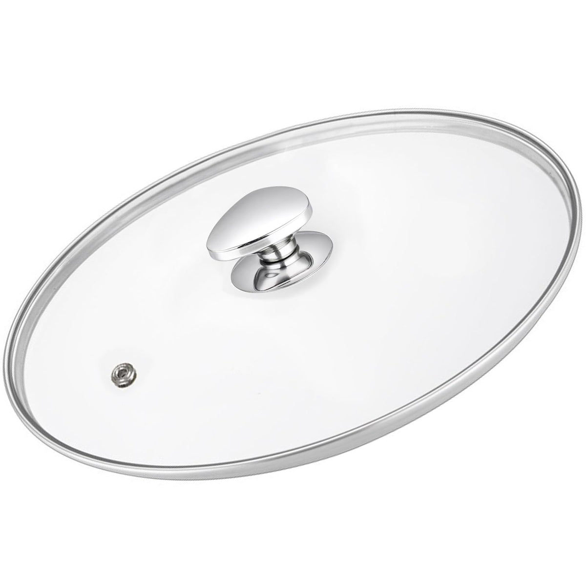 14 Inch Clear Tempered Glass Lid with Vent W509650