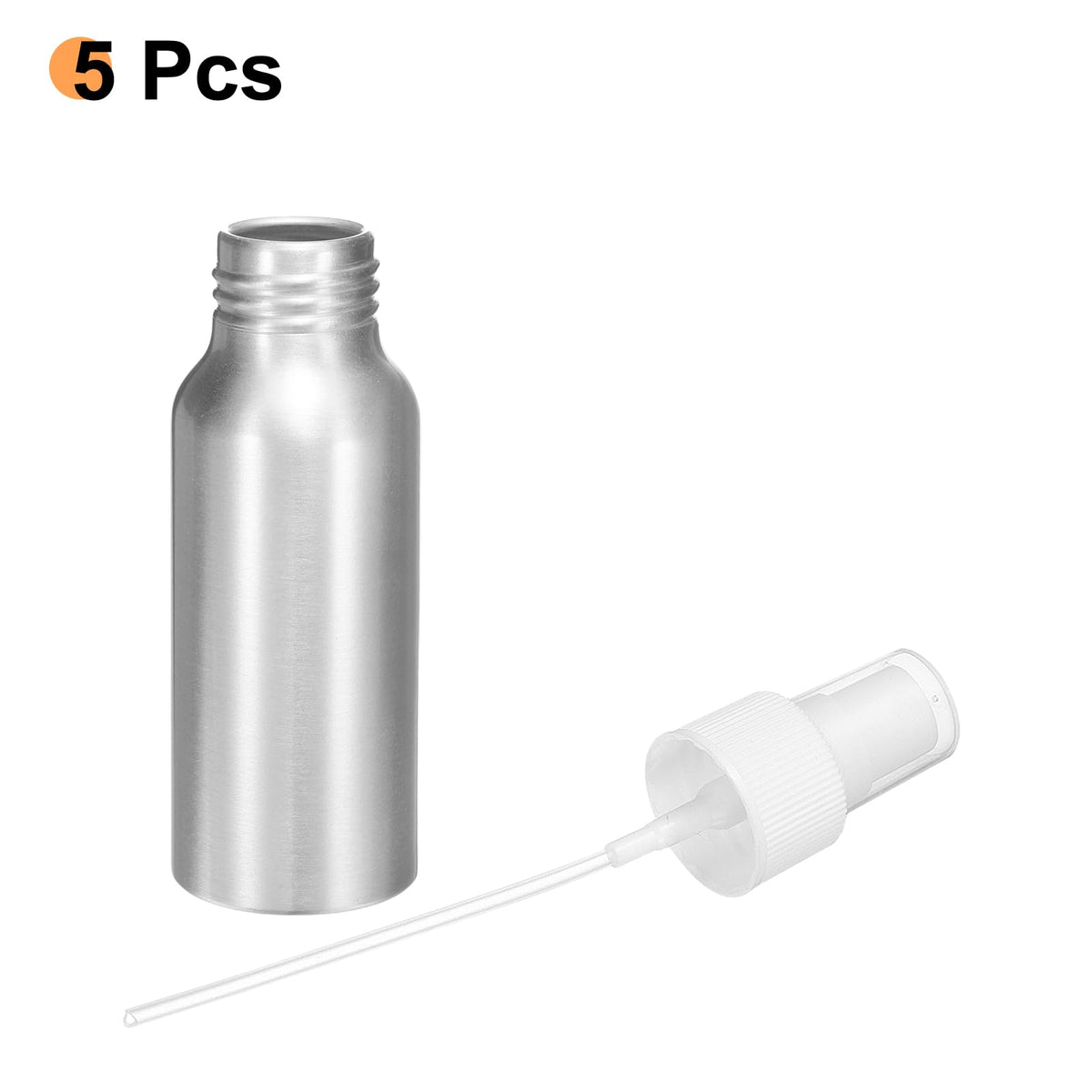 5 Pc 80 ml Aluminum Fine Mist Spray Bottles S594