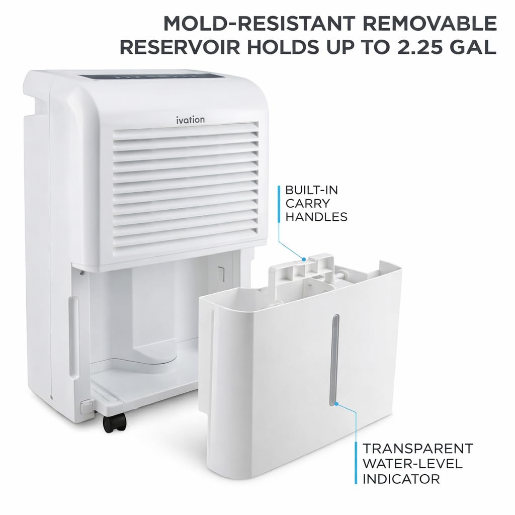 50 Pint Smart Wi-Fi Dehumidifier with Hose A30951