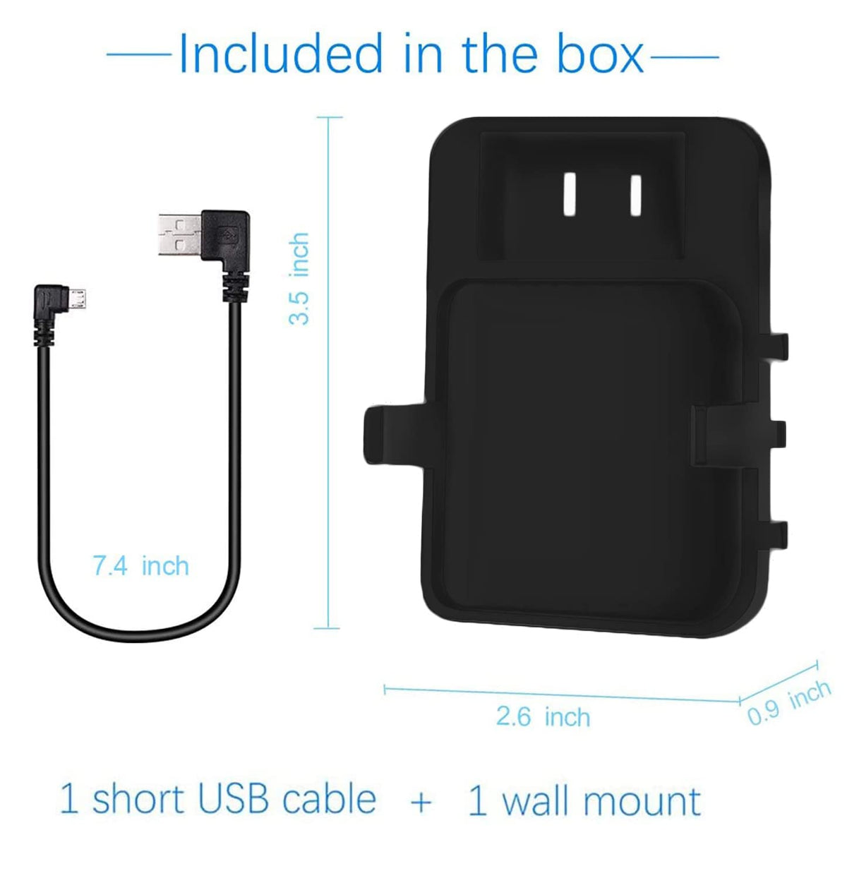 Wall Mount Bracket Holder for Camera (Black) I31300
