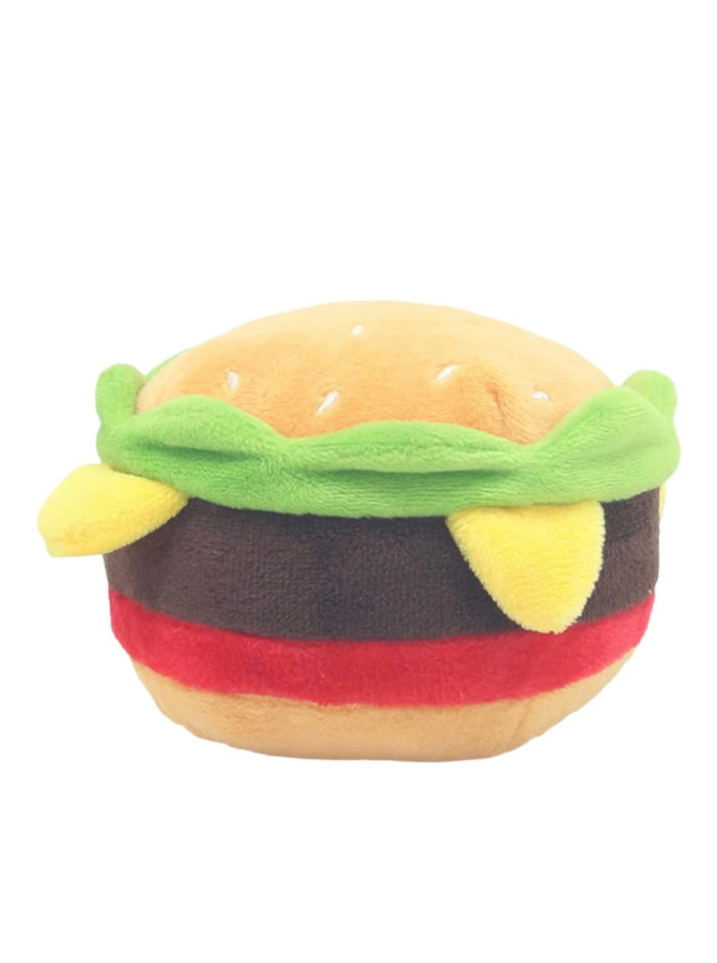 Hamburger Dog Toy with Squeaker L133399