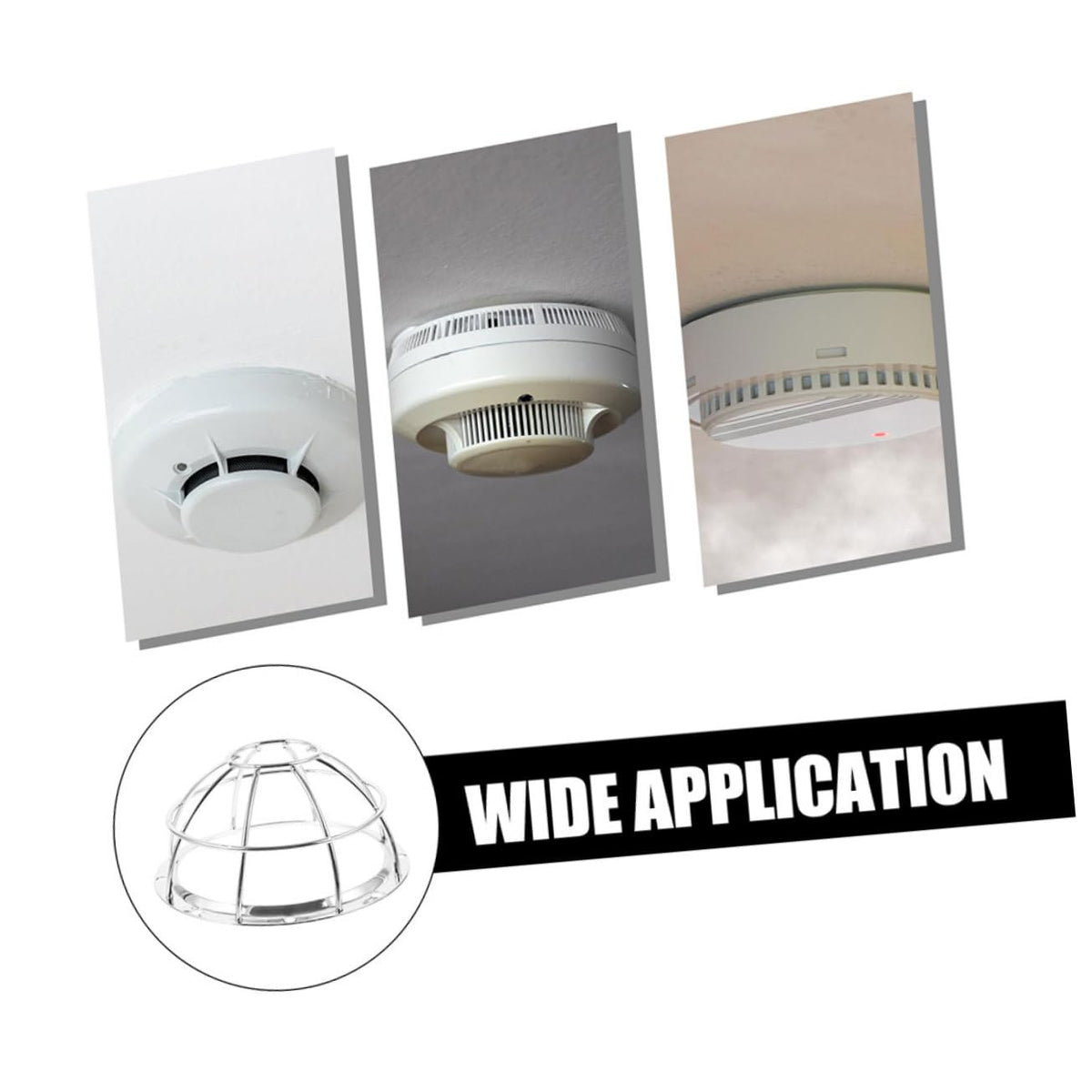 Stainless Steel Detector Cover Guards 3 Pack C6955