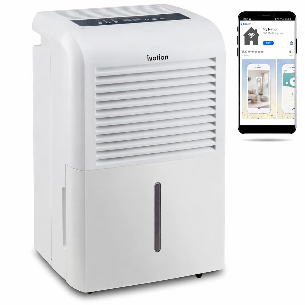 50 Pint Smart Wi-Fi Dehumidifier with Hose A30951
