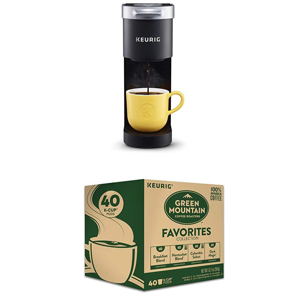 Single Serve Coffee Maker, 6 to 12 oz. Brew Sizes, Black D3547