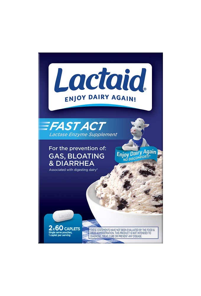 Lactose Intolerance Caplets 120 Count P408453