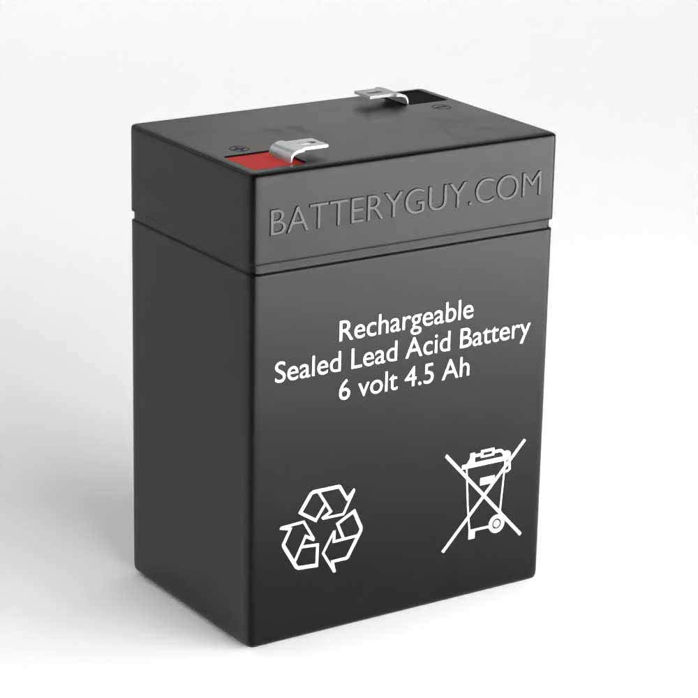 6V 4.5Ah Rechargeable SLA Batteries Qty of 4 Y963