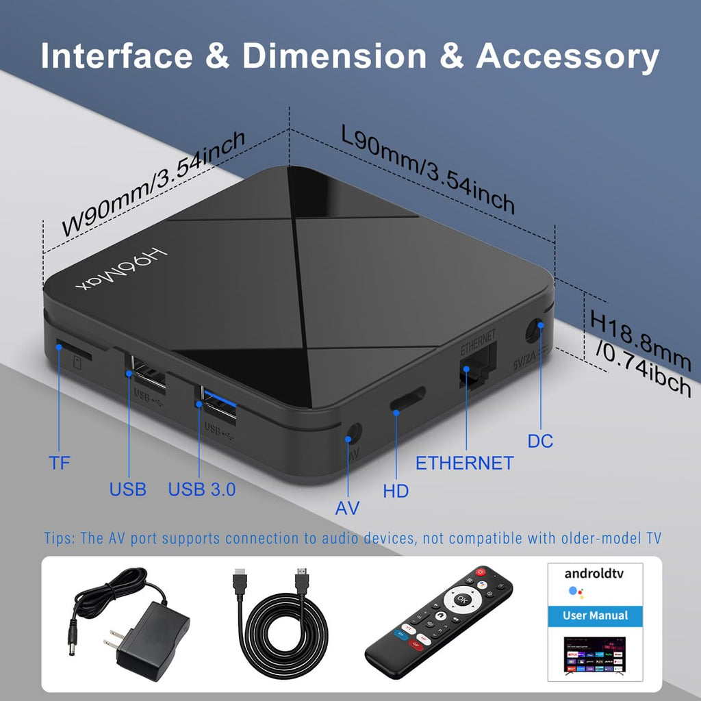 Android 14.0 4K Ultra HD TV Box N123655