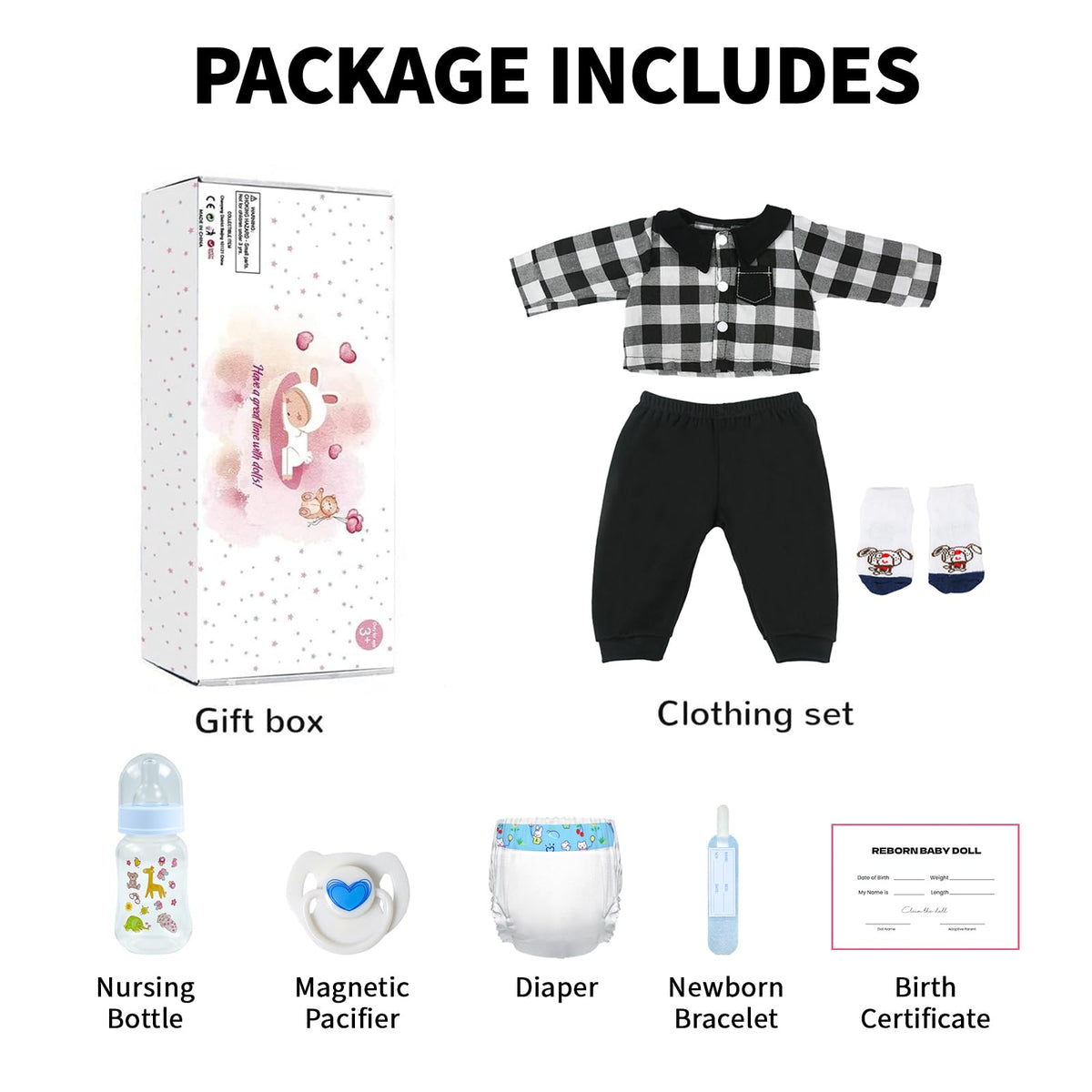 20 inch Lifelike Newborn Baby Dolls A8183