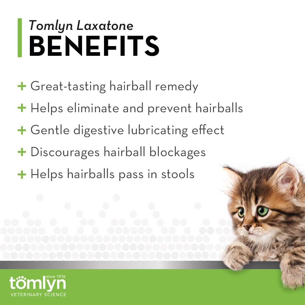 Catnip Flavored Hairball Remedy Gel for Cats, 4.25oz 2 Pack V796428