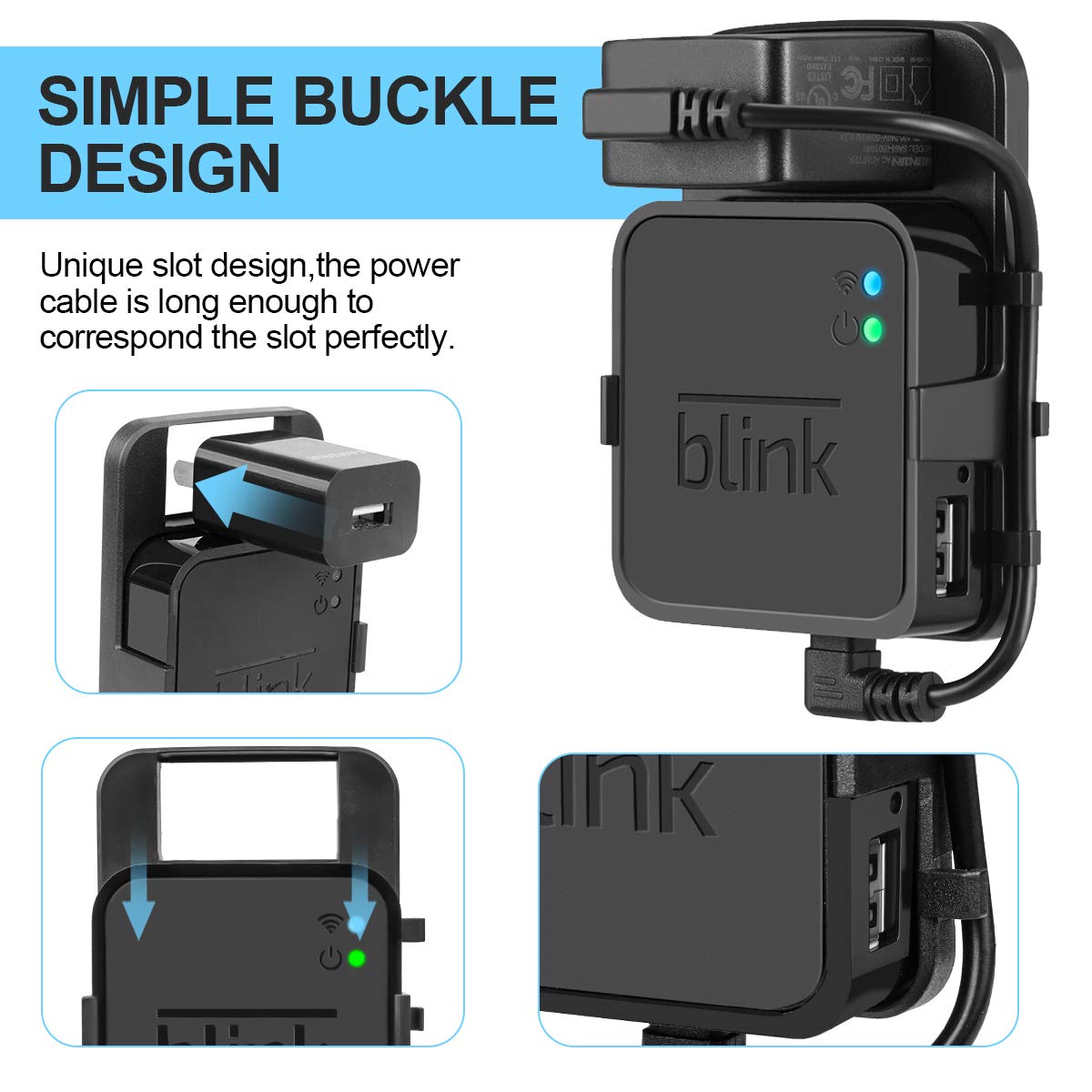 Wall Mount Bracket Holder for Camera (Black) I31300