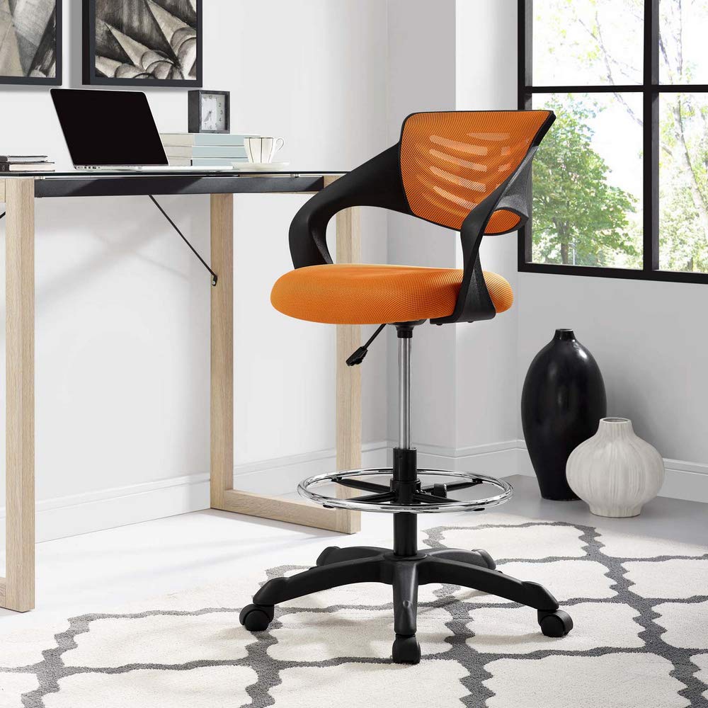 Orange Drafting Chair S614761