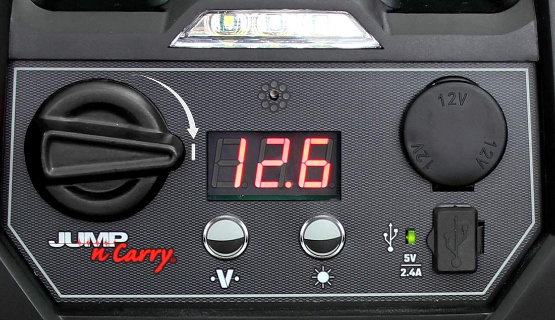 1100 Peak Amp Jump Starter with Air Compressor N865