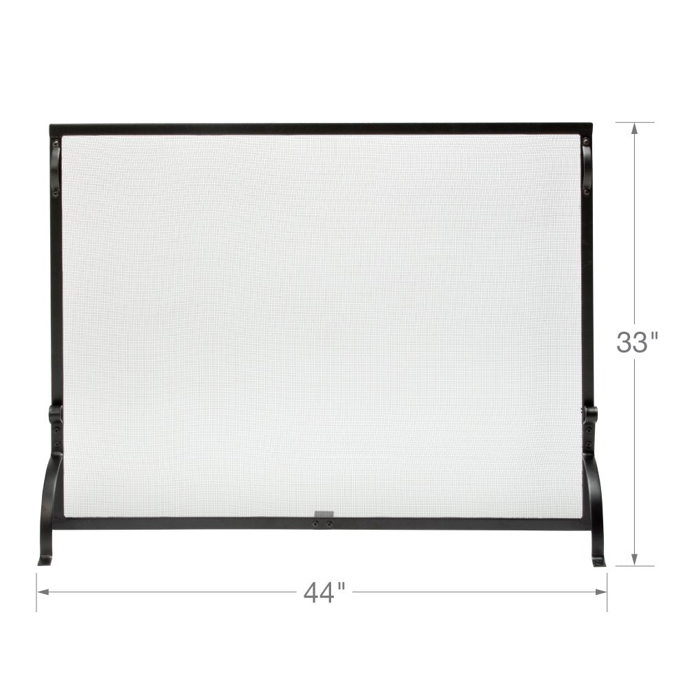 Medium Wrought Iron Fireplace Screen L4667
