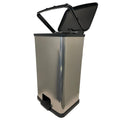 13 Gal Stainless Silver Step Trash Can Y572