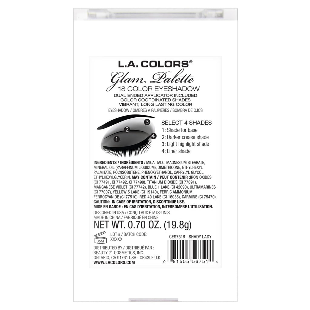 18 Color Eyeshadow Palette P907611
