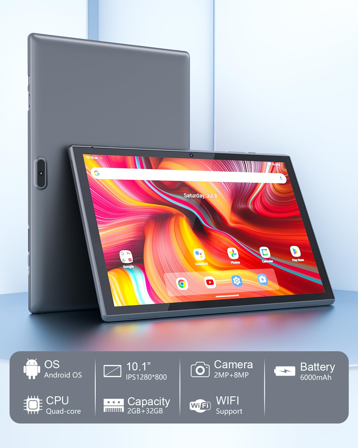 10 Inch Android Tablet 32GB ROM 2GB RAM B884704