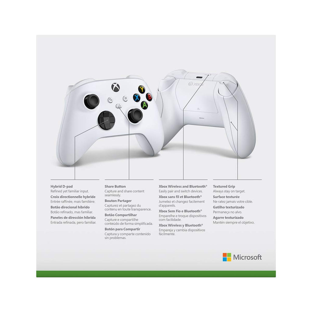 Robot White Wireless Controller W6845
