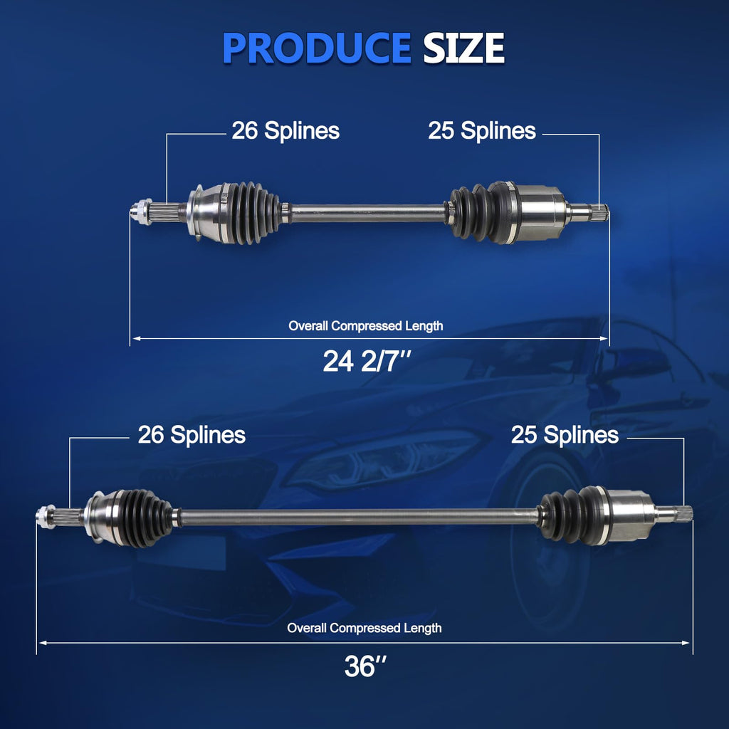 CV Axle Joint Assembly Front V484386