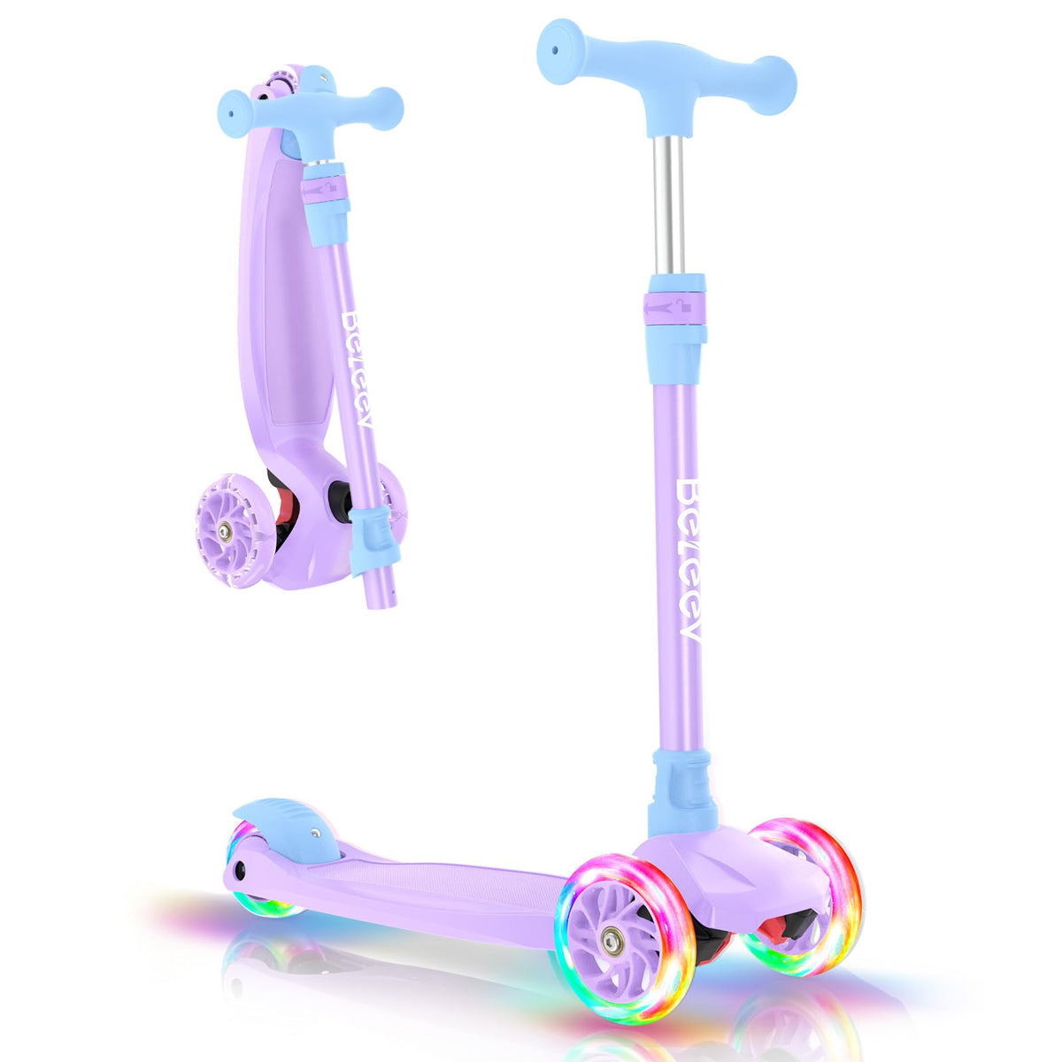 3 Wheel Kick Scooter with Light up Wheels E98568