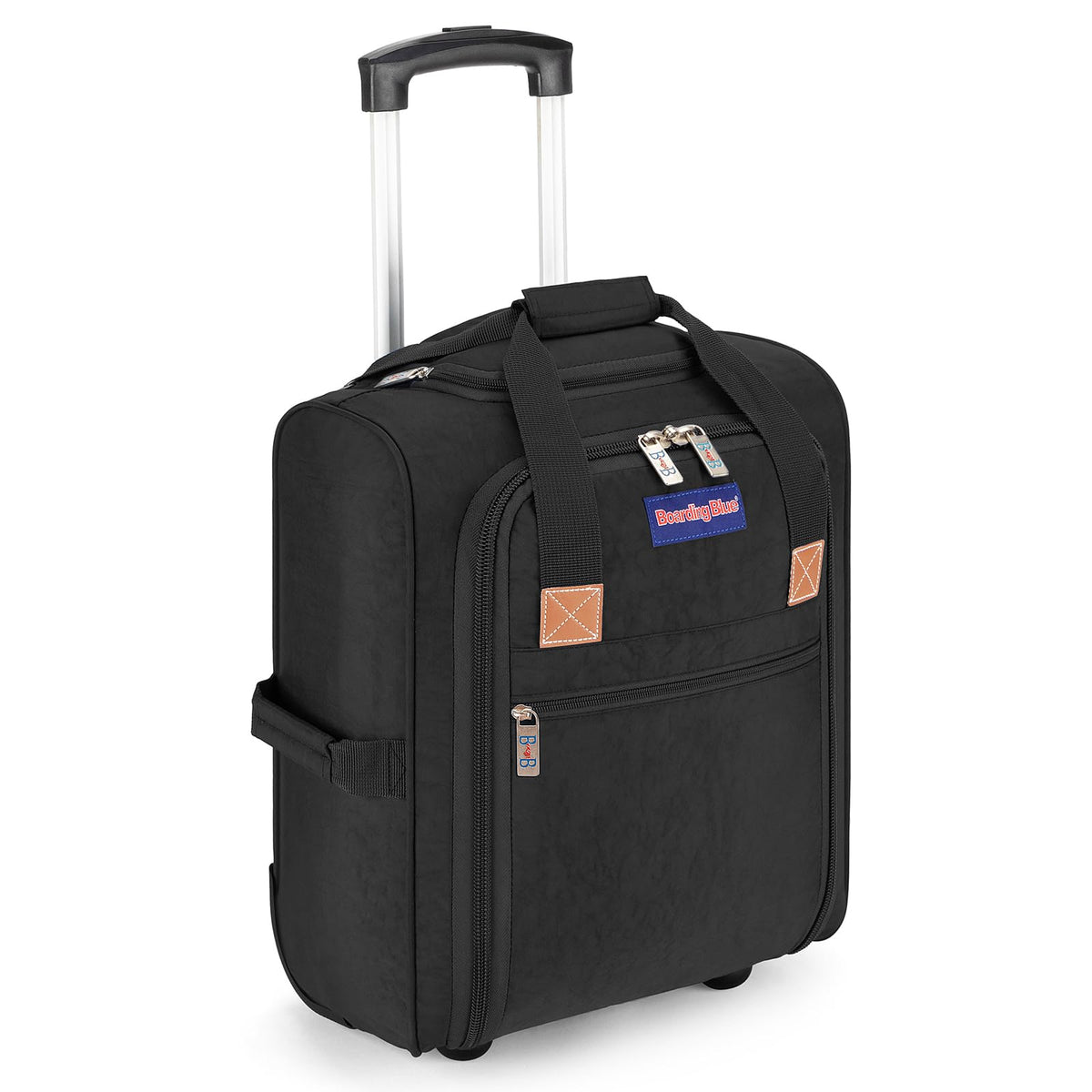 17x13x8 Inches Rolling Underseat Travel Bag Black Z63267