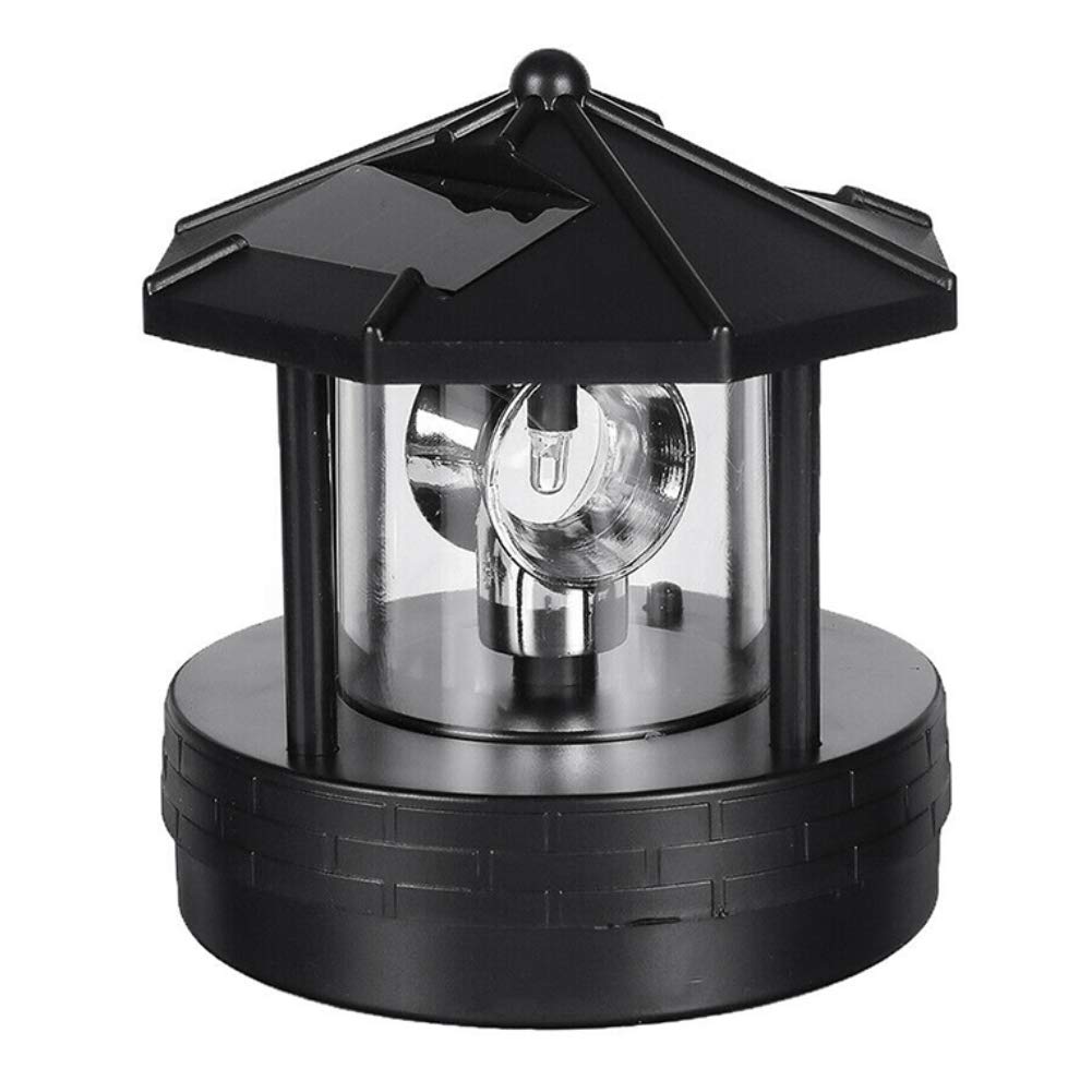 Solar Lighthouse with Rotating LED Light S6740