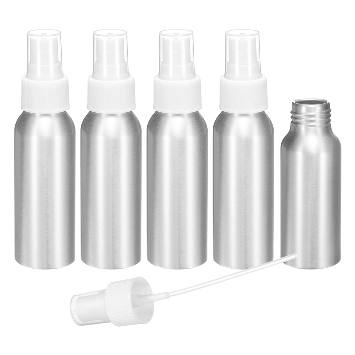 5 Pc 80 ml Aluminum Fine Mist Spray Bottles S594