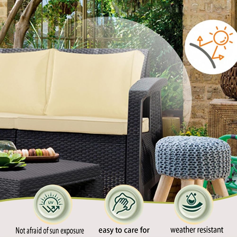 14-Piece Light Blue Outdoor Replacement Cushions L137