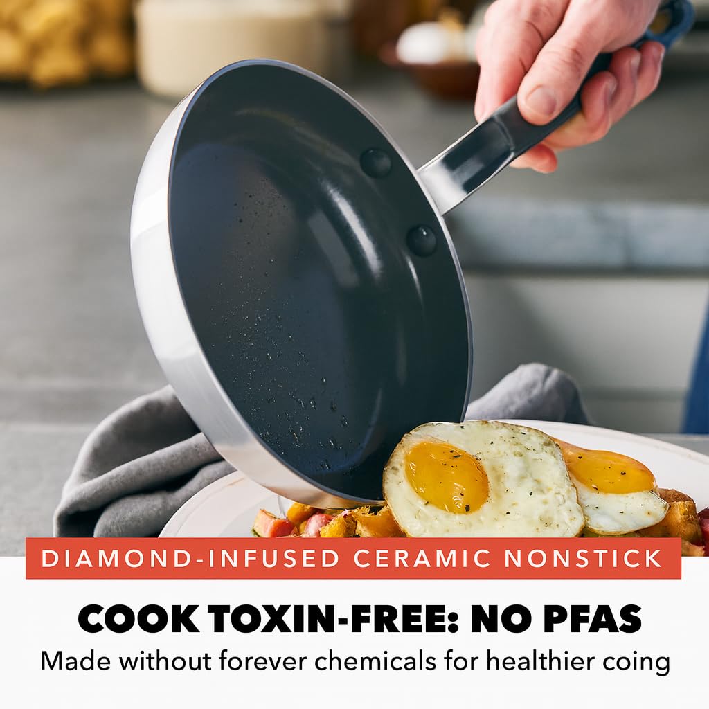 Stainless Steel 12 Piece Nonstick Cookware Set S543231