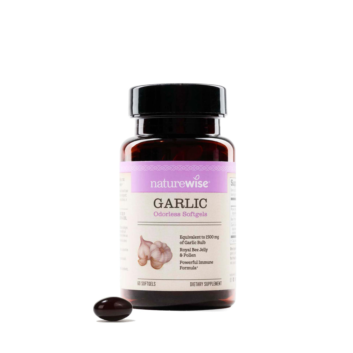 Odorless Garlic Softgels with Royal Jelly & Pollen D635