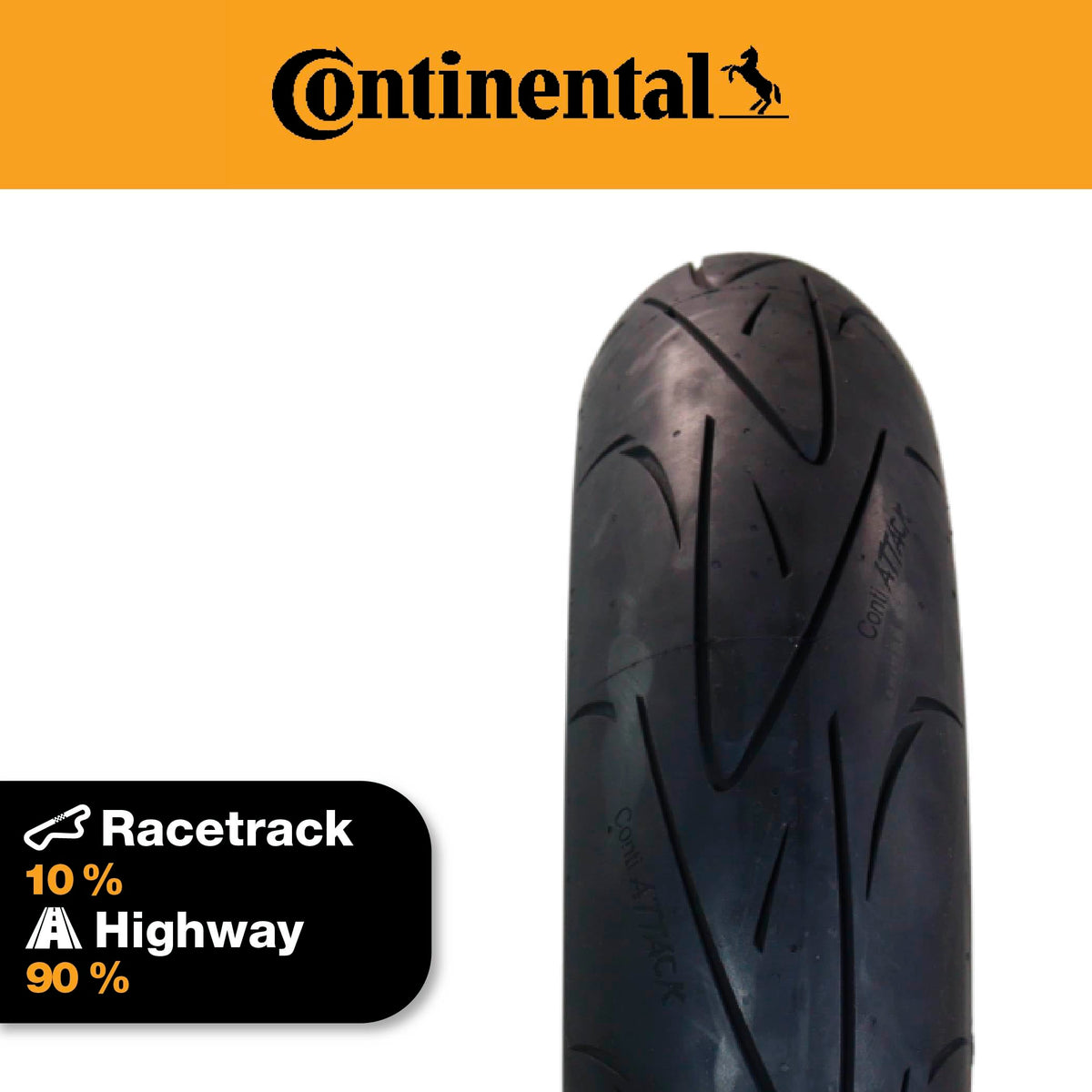 Front Motorcycle Tire 120/70ZR17 Sport H63215