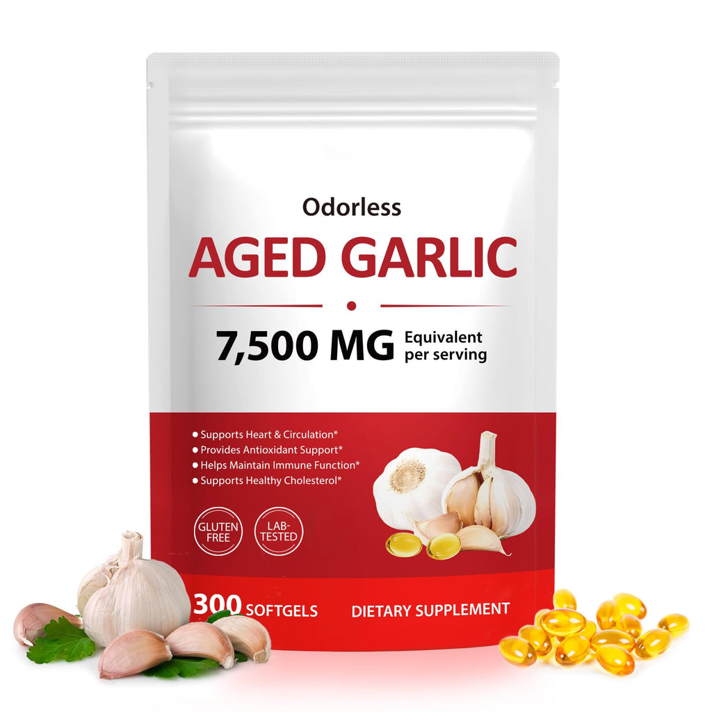 Odorless Garlic Supplement 300 Softgels B919753