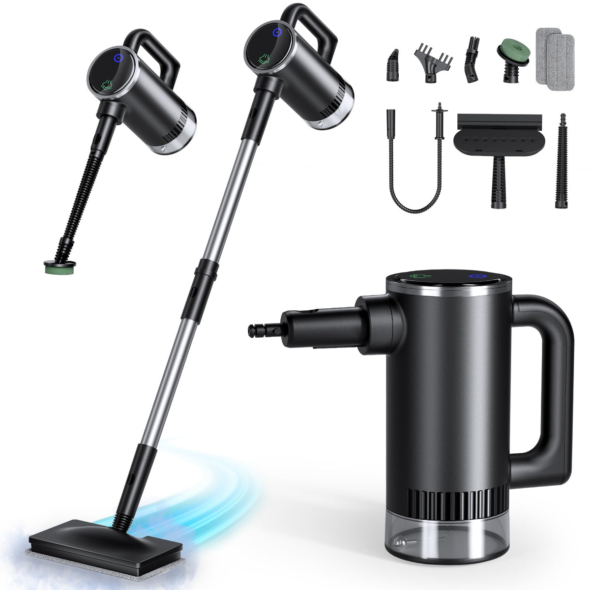 11-in-1 Detachable Handheld Steam Mop A892526