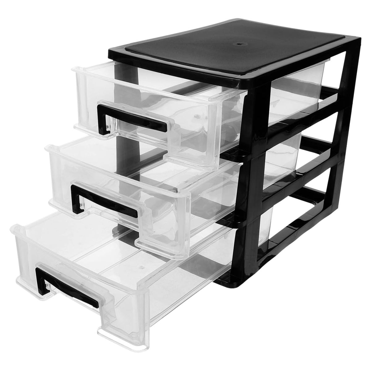 3 Drawer Plastic Desk Organizer V533