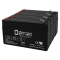 6V 1.3Ah SLA Replacement Battery 4 Pack X456