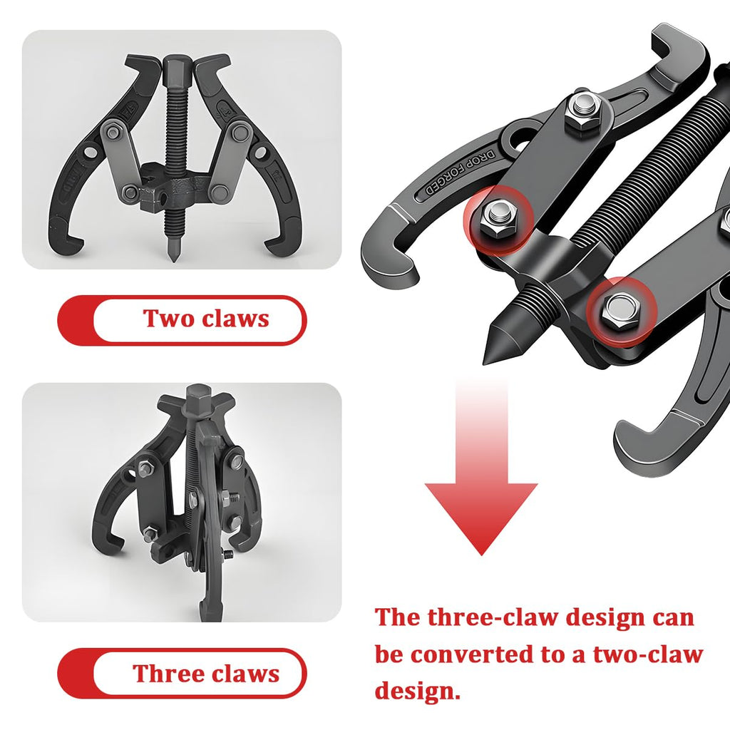 3 Jaw Inner Bearing Puller with Reversible Jaws Z9052