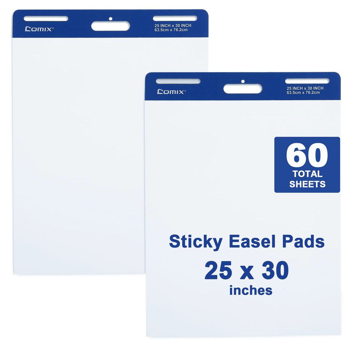 25 x 30 Inches Self Stick Easel Pad, 30 Sheets, 2 Pads A302078