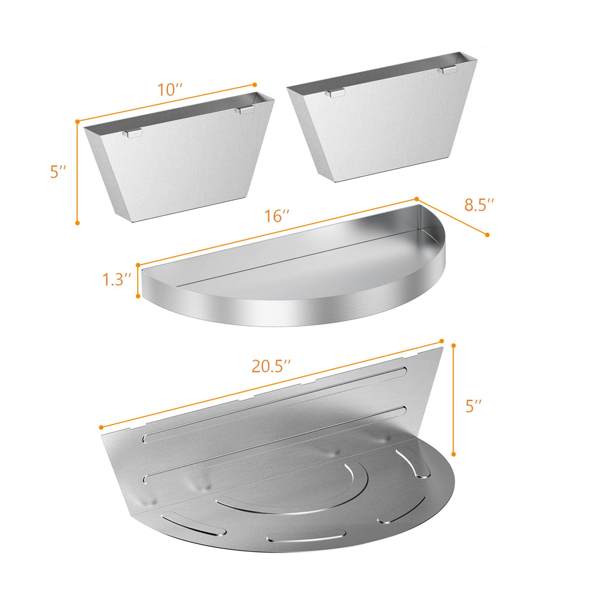 Charcoal Divider Drip Pan I235026