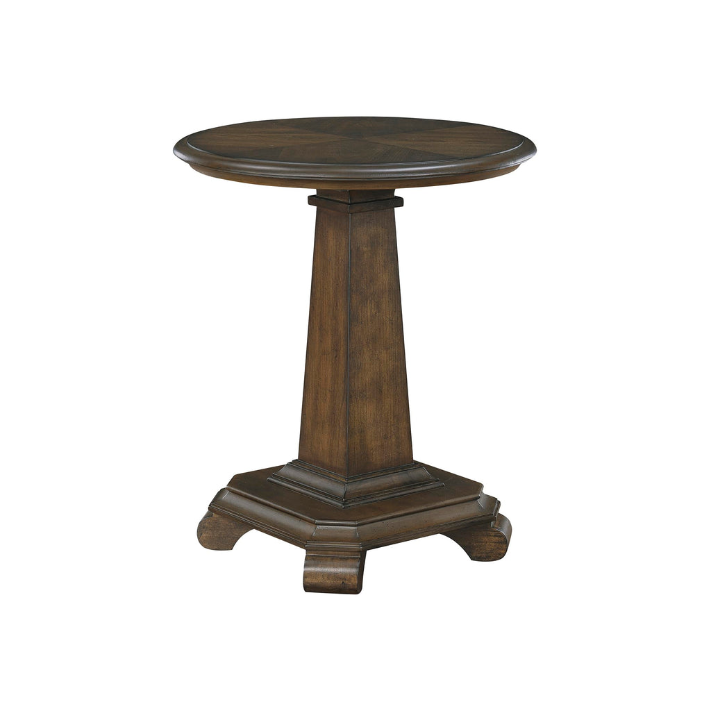 22" Round Wood End Table J165249