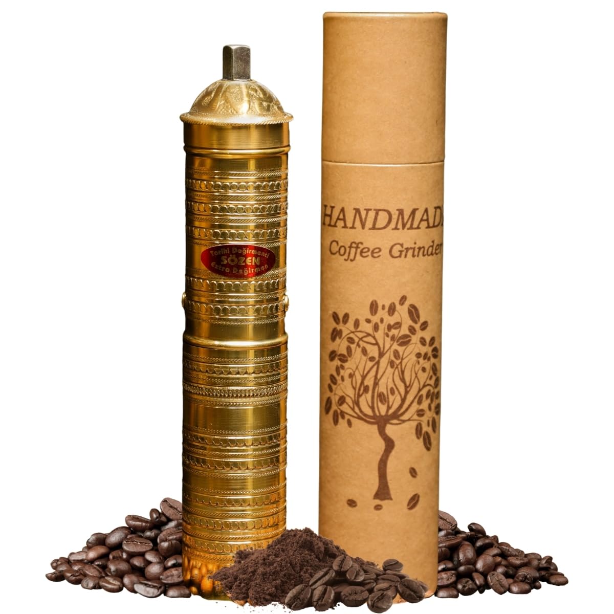 Manual Coffee Grinder Adjustable Hand Crank Burr Mill U823