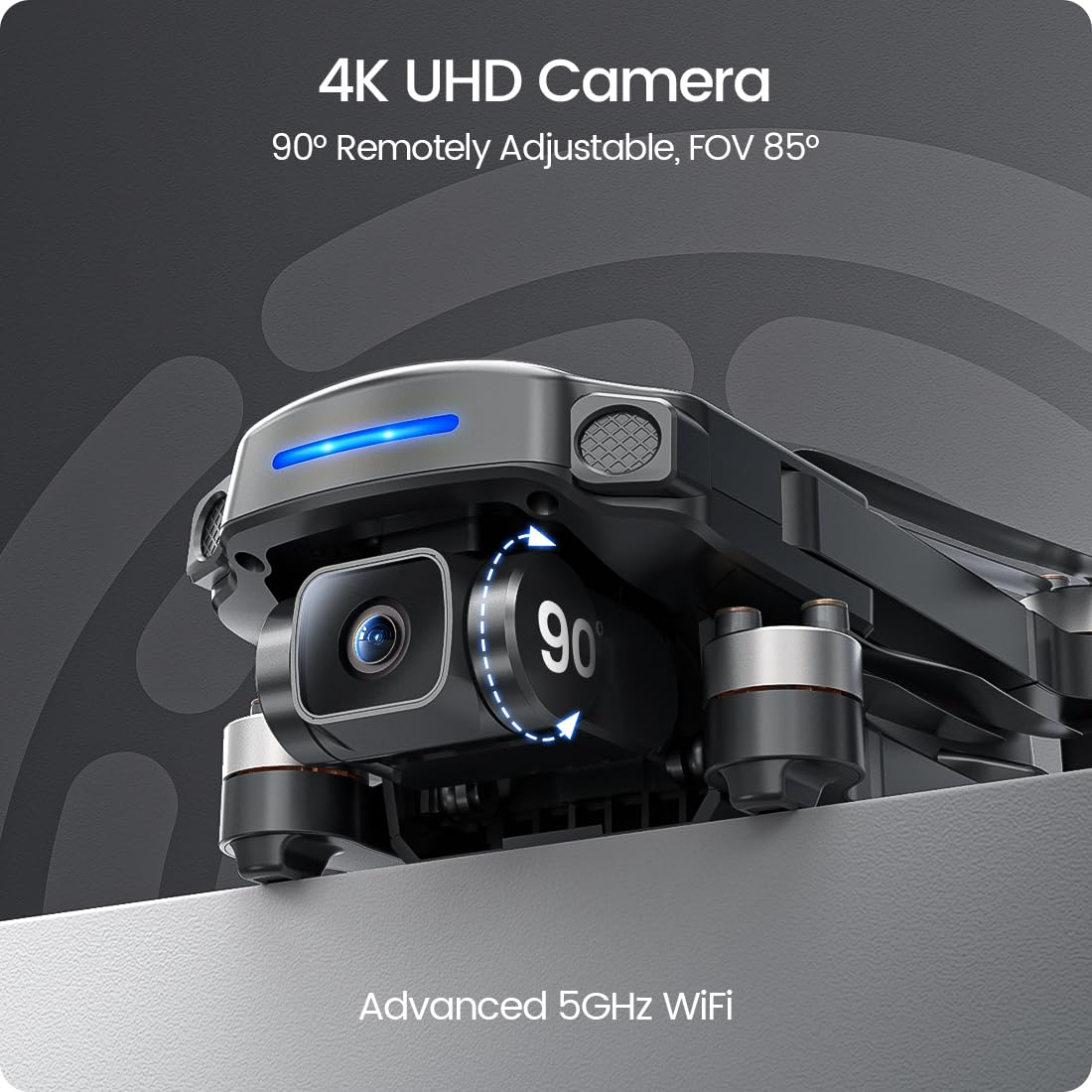 GPS 4K UHD Camera Foldable FPV RC Quadcopter R92351
