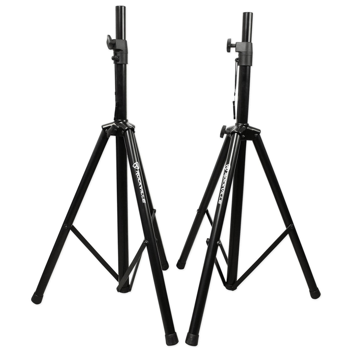 Adjustable Speaker Light Stands Pair with XLR Cables F17280