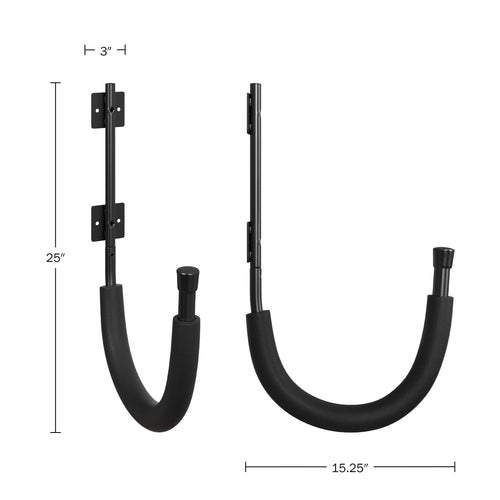 2-Pack Kayak Storage Hook Sets Wall Mount Hangers 100lb Capacity A473