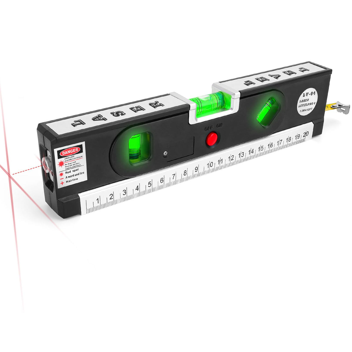 4-in-1 Laser Level with Tripod Magnetic H65158