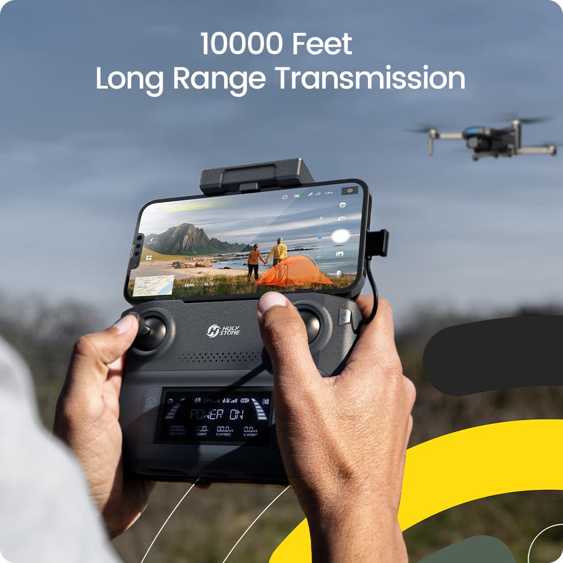GPS 4K UHD Camera Foldable FPV RC Quadcopter R92351