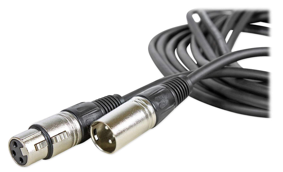 Adjustable Speaker Light Stands Pair with XLR Cables F17280