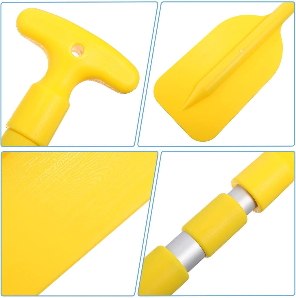 Telescopic Kayak Paddle 2Pcs Plastic Aluminum Canoe Oar M416