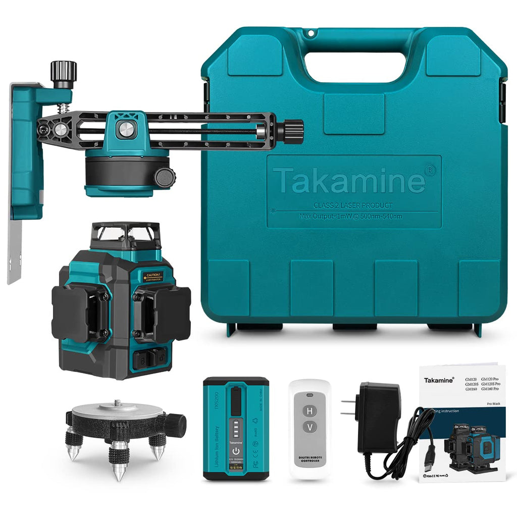 Green 3x360° 12 Lines Self Leveling Laser Level Z5632