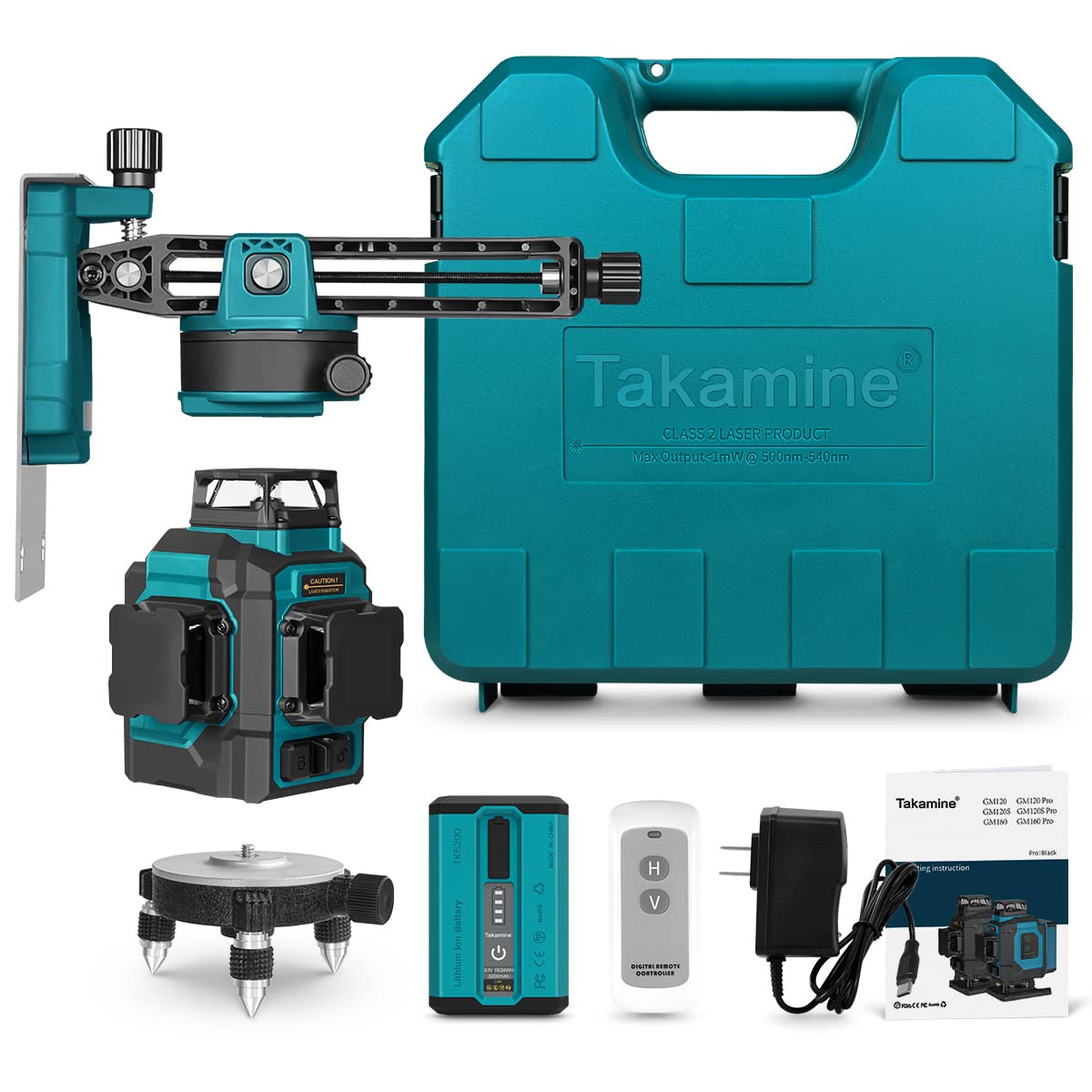 Green 3x360° 12 Lines Self Leveling Laser Level Z5632