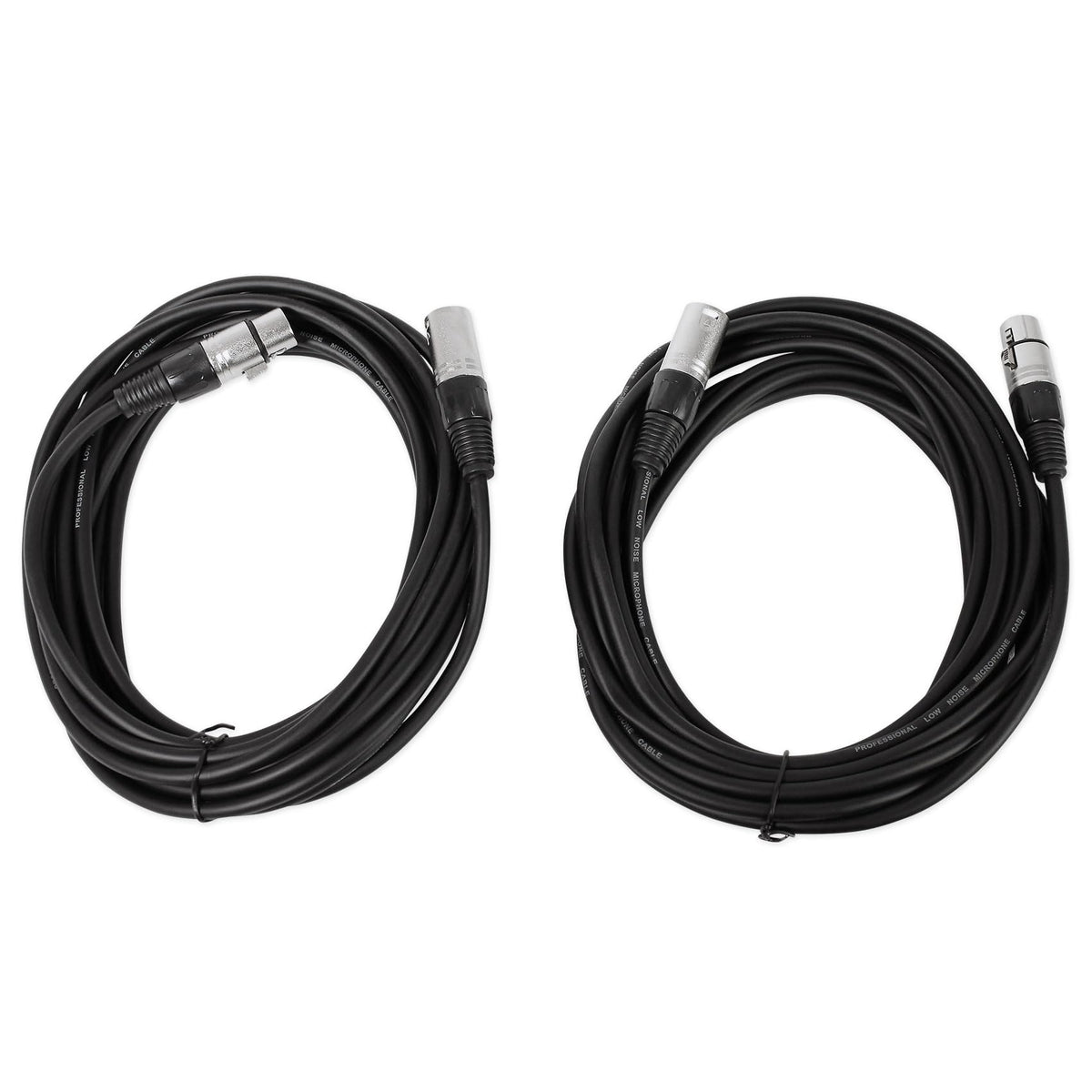 Adjustable Speaker Light Stands Pair with XLR Cables F17280